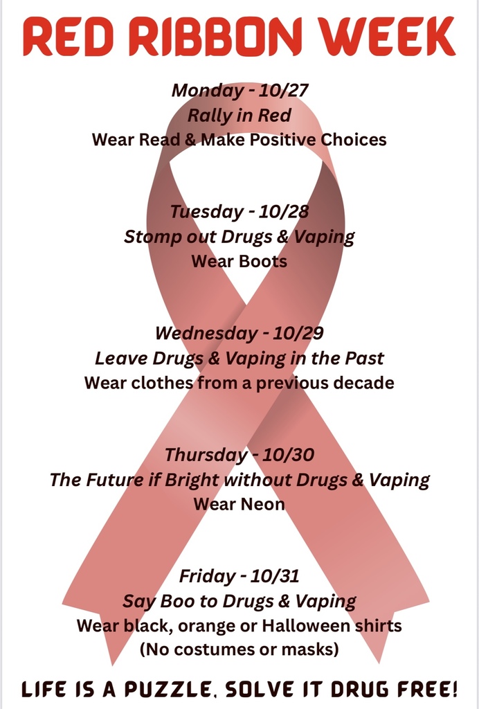 Red Ribbon Week – Walker Middle Magnet School